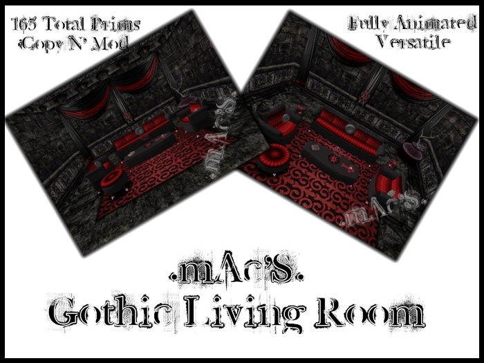 .mAc'S. - Gothic Living Room Set v1