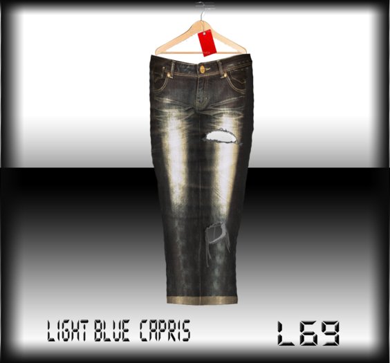 Tween Designs !!!...Light Blue Capris