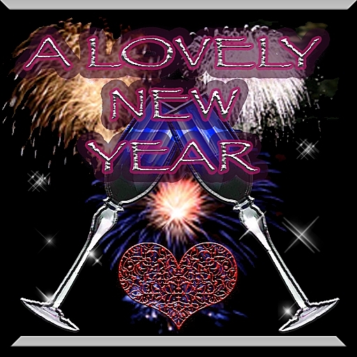 GuTi a lovely new year card full perm texture happy new year
