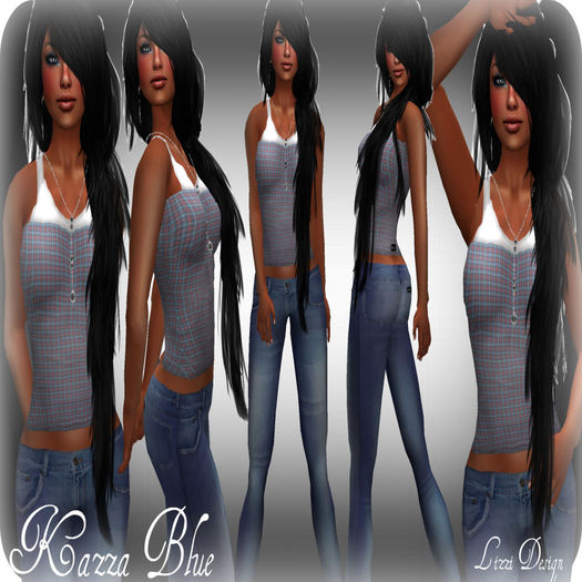 Full Perm Kazza Blue