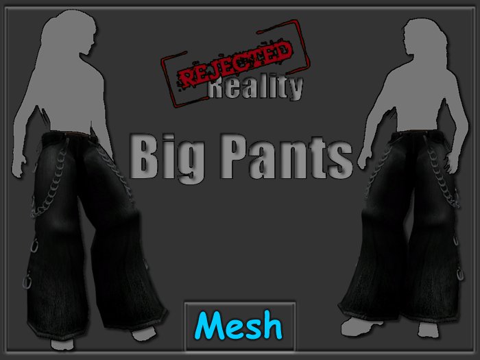 ~MESH~ Rejected Big Unisex Pants