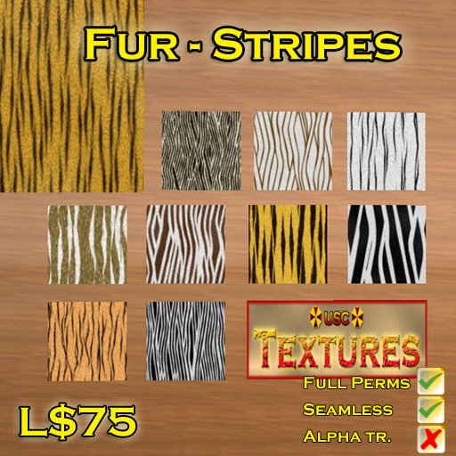 USC Textures - Fur Stripes