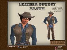 ::YeeHaw:: Cowboy~Brown