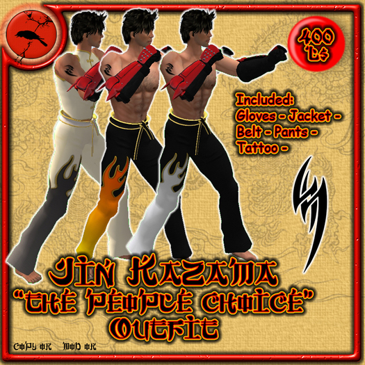 Jin "The People Choice" Complete Outfit Fat Pack >>Tokuno Wind<<