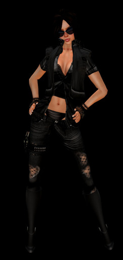 C.E. - sculpt jacket black, jeans and tshirts black