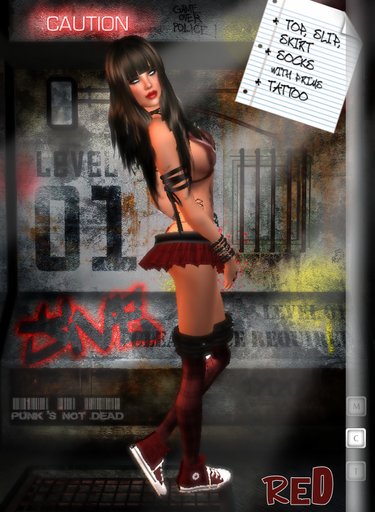 --[ PnD ]-- Punk Red WoMan