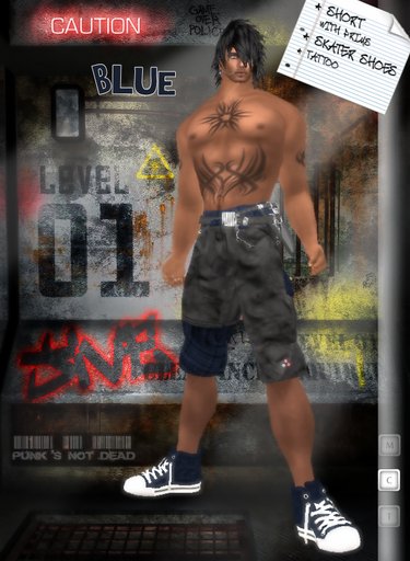 --[ PnD ]-- Punk Blue Man