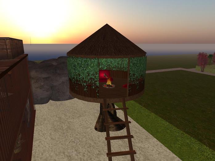Low Prim Treehouse only 7 Prims