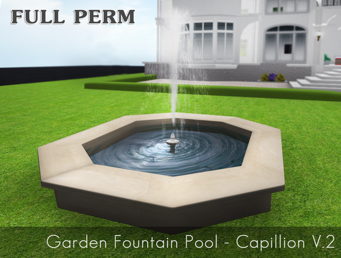 FULL PERM Garden Fountain Pool - Capillion V.2 
