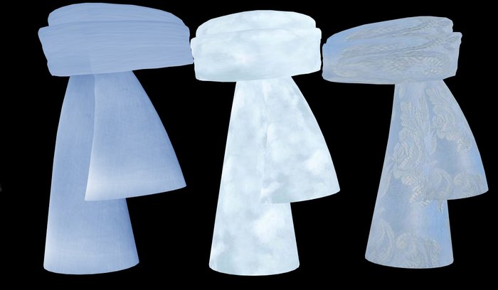 LIght Blue scarf pack