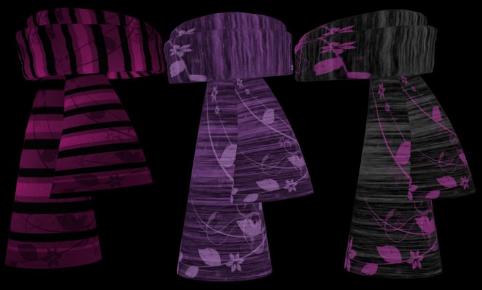 Purple scarf pack
