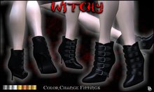 Dare Designs: Witchy Heels (plain buckles)