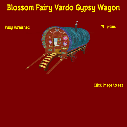Blossom Fairy Gypsy Bowtop Vardo