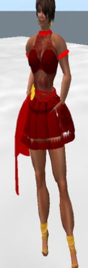 Go-Go Red Short Dress