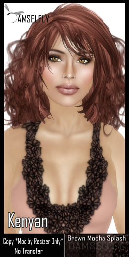 *~*Damselfly*~*Neysa II Brown Mocha Splash