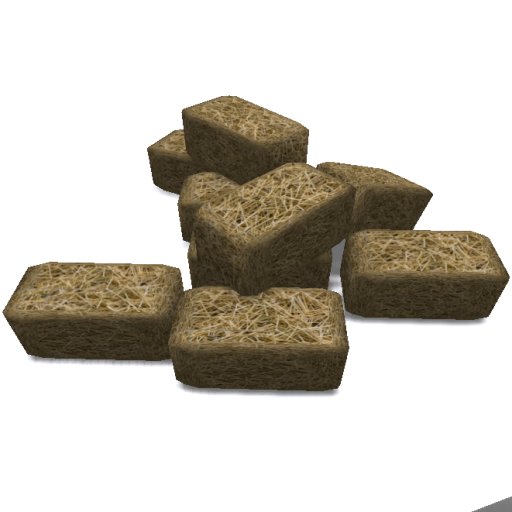 hay bail type 2 sculpted