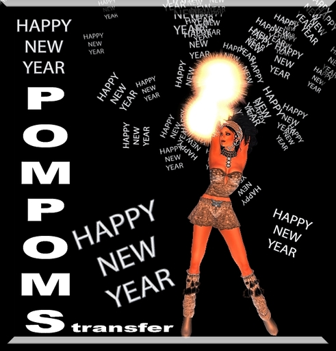 GuTi EXTRAVAGANT HAPPY NEW YEAR POMPOMS