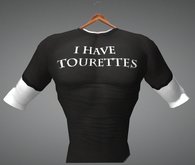 Mactavish's Rolled Up Shirt I Have Tourettes Black