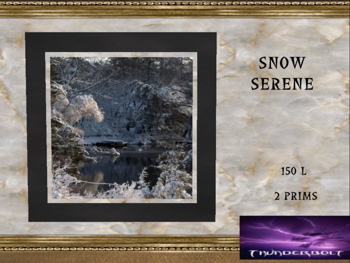 SNOW SERENE-MARKED DOWN
