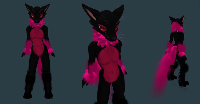 ringtail - carterpink fluffy