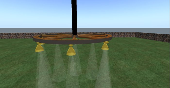 Wagon wheel light