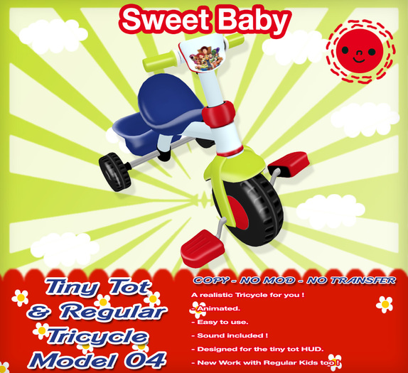 Sweet Baby - Tiny Tot & Regular Tricycle Model 04