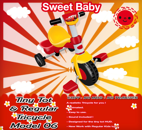 Sweet Baby - Tiny Tot & Regular Tricycle Model 06