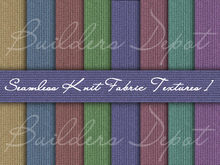 FULL PERM 8 Seamless Knit Fabric Textures 1