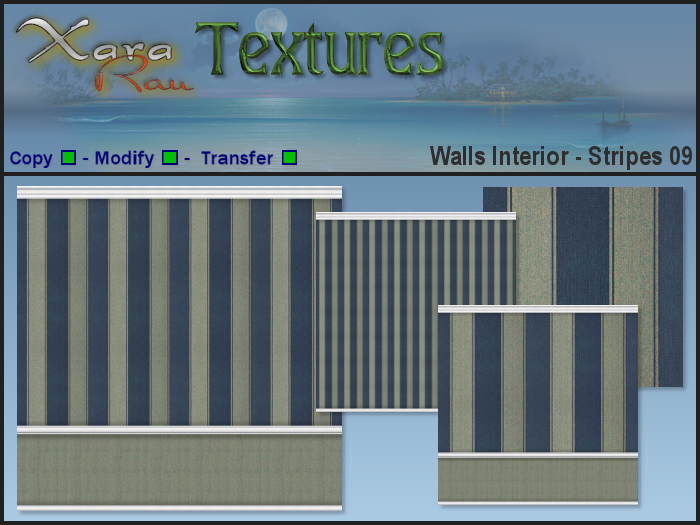 XR Textures - Walls Interior Stripes 09