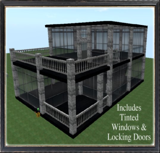2 Story Stone / Glass Skybox Boxed