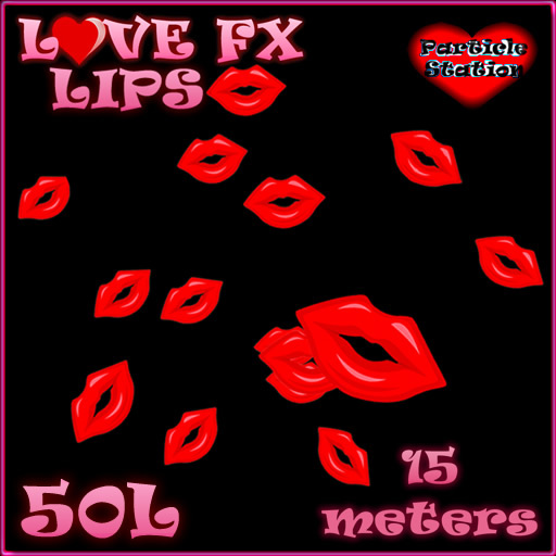 Particle FX Effect - Lips Emitter by Drake [FULL PERM] Script and Particles Texture UUID Included