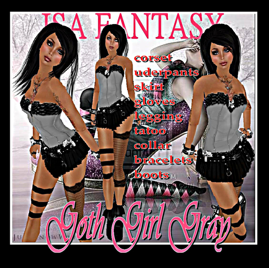 Goth Girl Gray