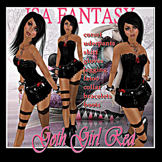 Goth Girl Red