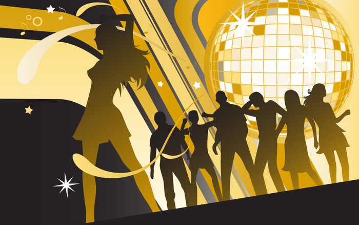 Discoteque dance floor and lights business