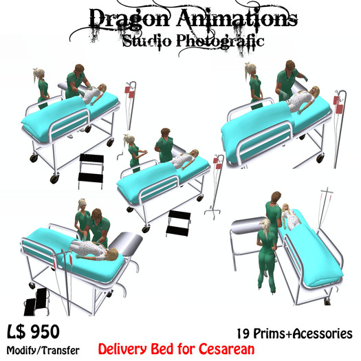Delivery Bed for Cesarean v2.1 (Boxed)