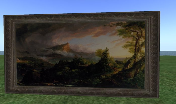 Landscape Painting - Course of empire Savage State