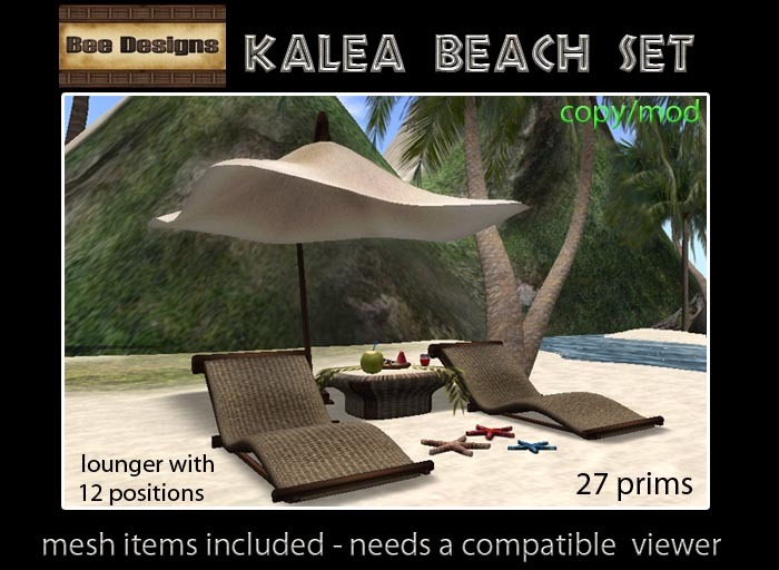 60% OFF! Kalea beach set 