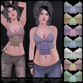 ::Sn@tch Miranda Sheer Tops:::