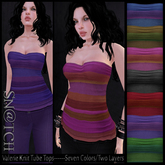 ::Sn@tch Valerie Striped Tube Tops:::