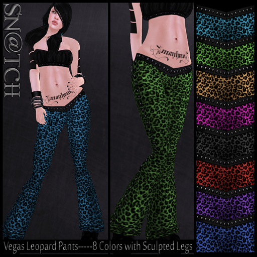 :::Sn@tch Vegas Leopard Pants:::