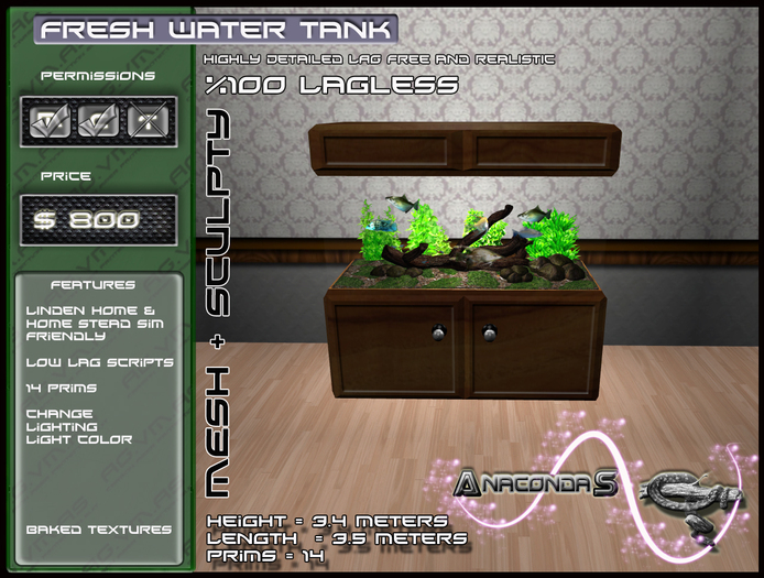 Freash water fish tank