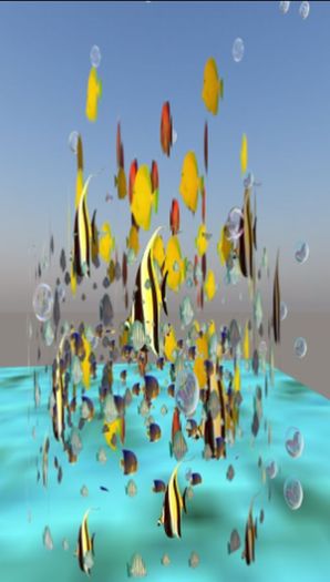 School Tropical Ocean Fish