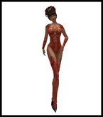 Lacee Lingerie Set Red