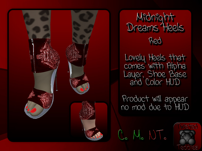 {T.t} Midnight Dreams Heels - Red