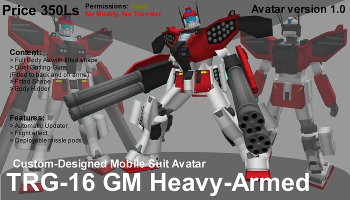 TRG-16 GM Heavy-Armed (Custom Design by Taikoshi)