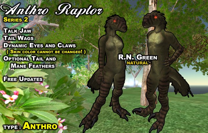 Anthro Raptor AV R.N.Green