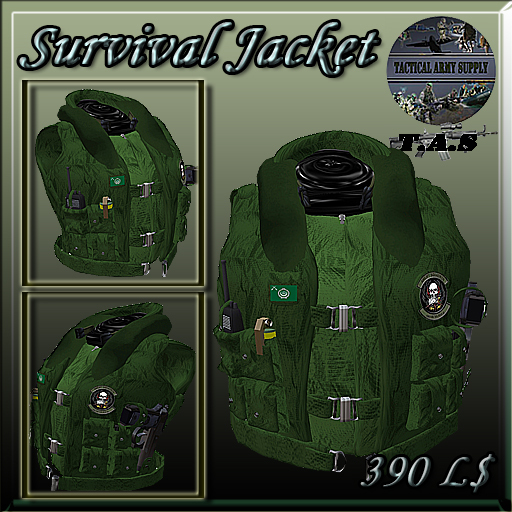 PILOT SURVIVAL JACKET GREEN