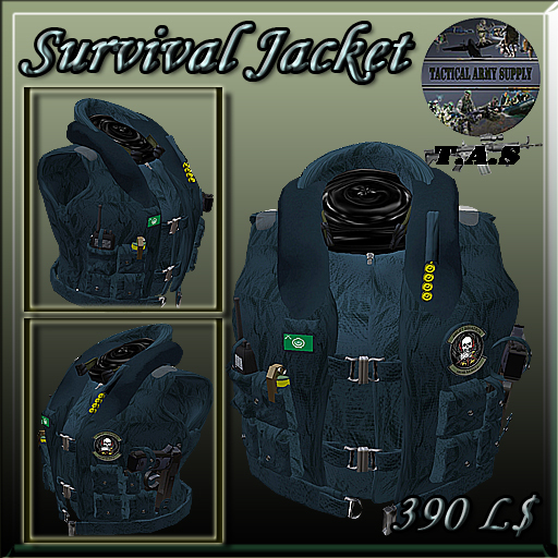 PILOT SURVIVAL JACKET GREY