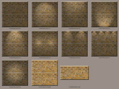 Second Life Marketplace Urban Brick Wall Textures Interior Urban Brick Wall Textures