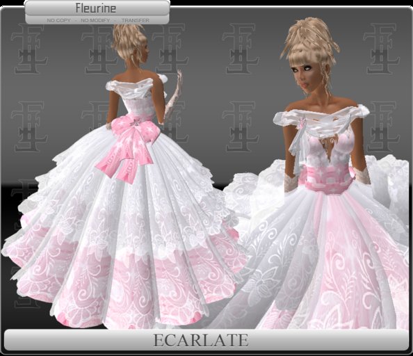 Ecarlate - Dress More Pink / Robe Ample Rose - Fleurine